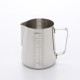 Coffee Milk Frothing Pitcher Stainless Steel (350ML, Silver)